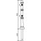 Dekorativ puller i aluminium | serie 495.01B | Hj�rnepost til top- og kn�stang 90�